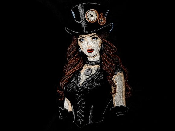 Steampunk Lady Lichteffekt