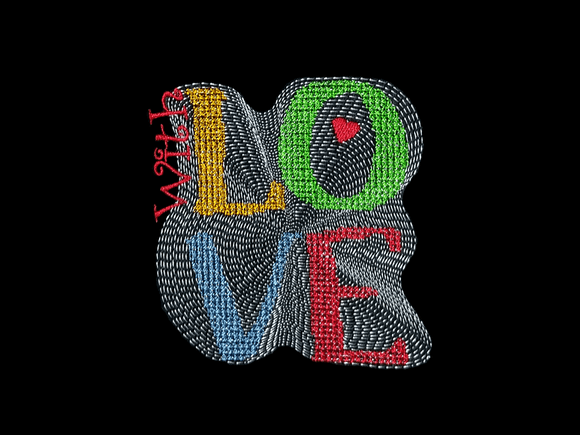 With Love Kreuzstich