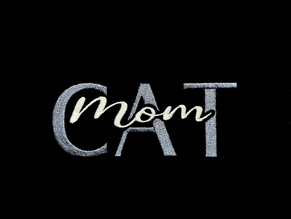 Schriftzug Cat Mom