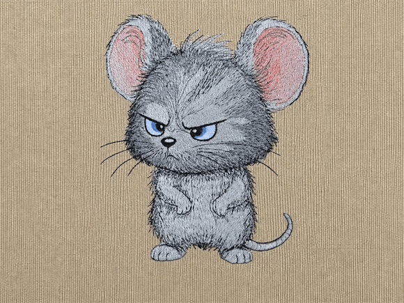 Maus zerzaust