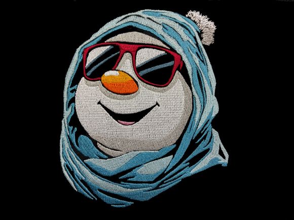 Schneemann cool Color Lichteffekt