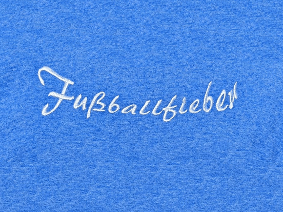 Schriftzug Fußballfieber