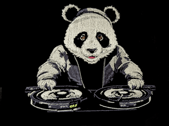 Panda DJ Lichteffekt