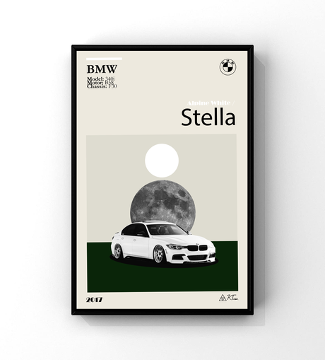 Stella (BMW F30) DIGITAL Poster