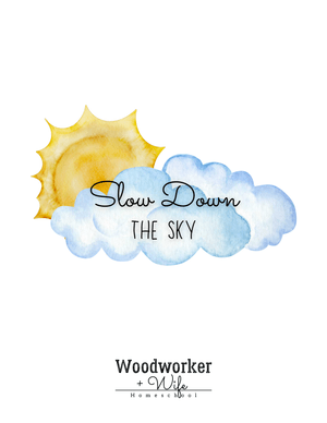 Slow Down Science: The Sky