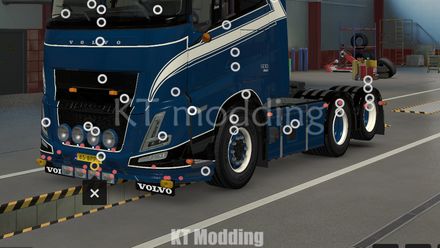 Volvo FH6 aero bottemslots by KT Modding