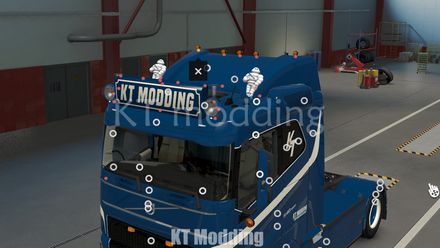 Volvo FH5 by SCS low cabin roofslots.