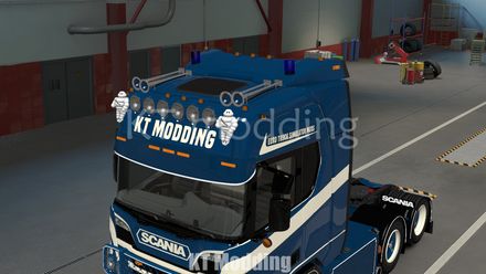 Scania next gen R&amp;S roofslots for lightplate