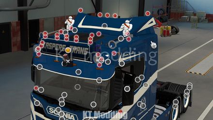 Scania next gen Low/normal cab roof slots for sale‼️‼️👌