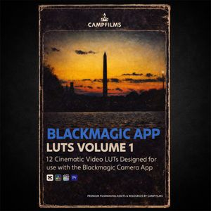 Blackmagic Camera LUTS Volume 1