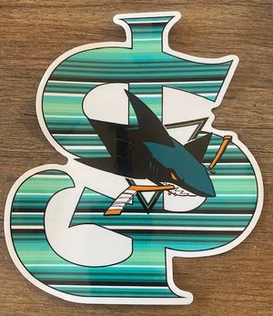 Sj (Large)Sticker Sharks