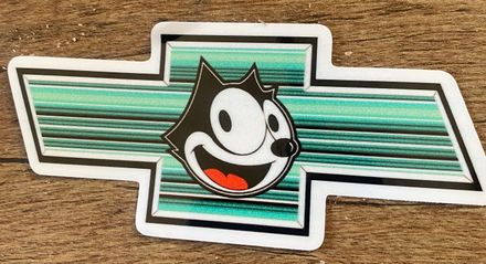 Felix bow tie sticker 