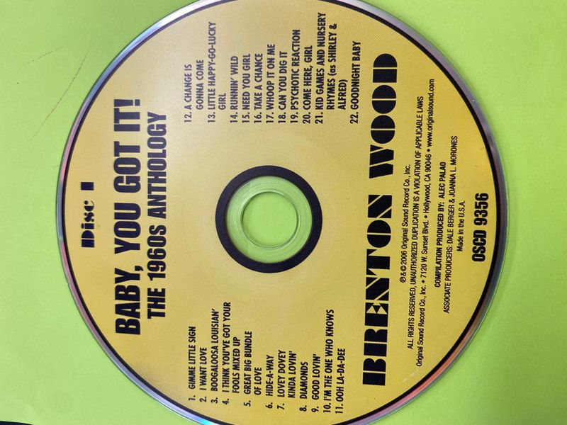 Brenton Wood Anthology NEW cd