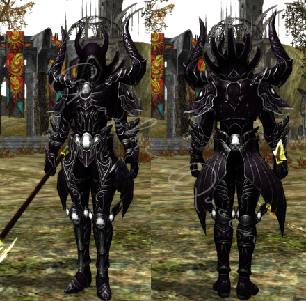 Purple &amp; Silver Male Pagan/Orc Gear (Fury)