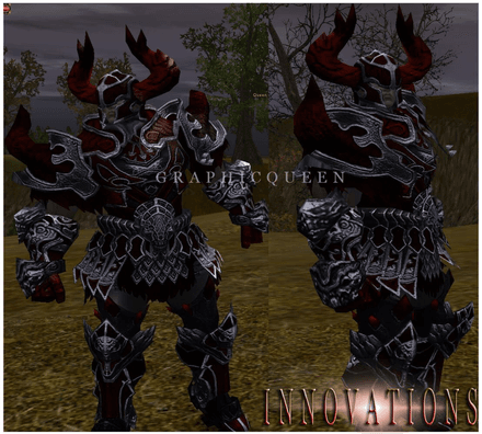  Red &amp; Silver Male Warrior Gear (Fury)