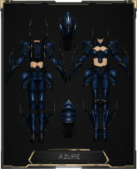 AZURE FEMALE FIGHTER