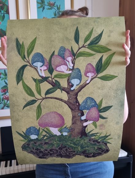 Art Print "Sweets in the Forest" A2 on Matte Paper