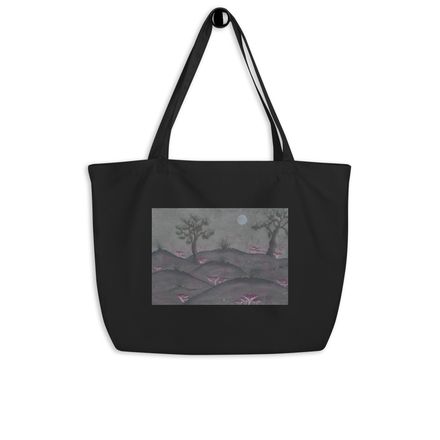 "Waiting in liminal space" large tote bag