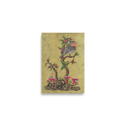 Art print "Frolicking bird" A2