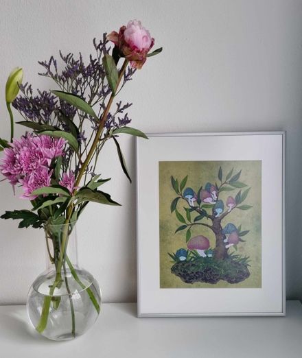 Art Print "Sweets in the Forest" 8"x10" on Matte Paper