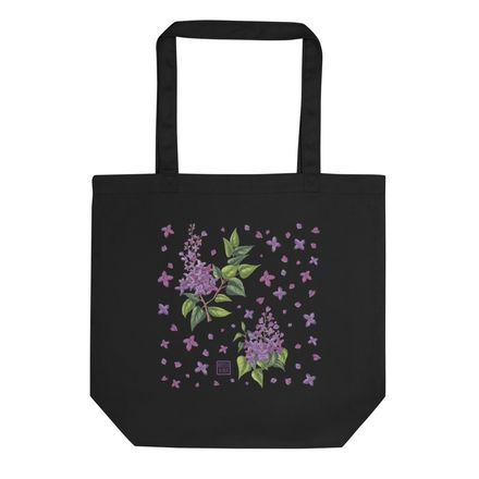 Tote Bag &quot;Lilac Chinoiserie&quot;