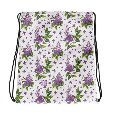 💜 &quot;Lilac Chinoiserie&quot; Gym Bag