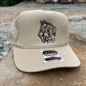 Black Horse Logo trucker