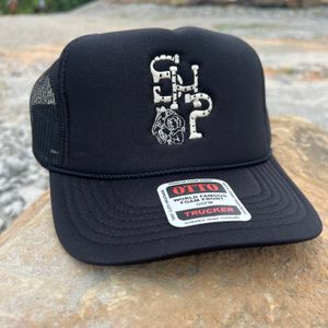 Black SHP Logo trucker