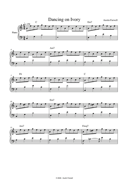 Dancing on Ivory