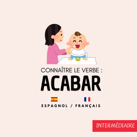 EL VERBO ACABAR en ESPAÑOL  | Usos del verbo ACABAR