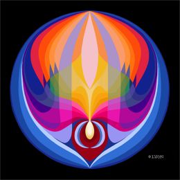 SACRED INNER FLAME MANDALA