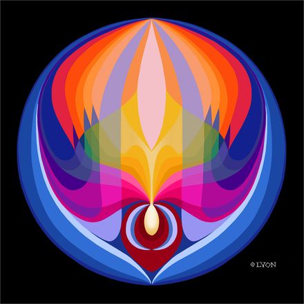 SACRED INNER FLAME MANDALA