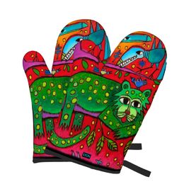 LENNY the LEOPARD OVEN MITTS