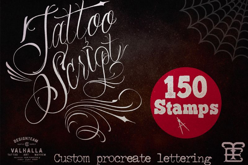 Procreate Lettering Made Easy Vol.4 Mega Pack 400 Stamps -  Sweden