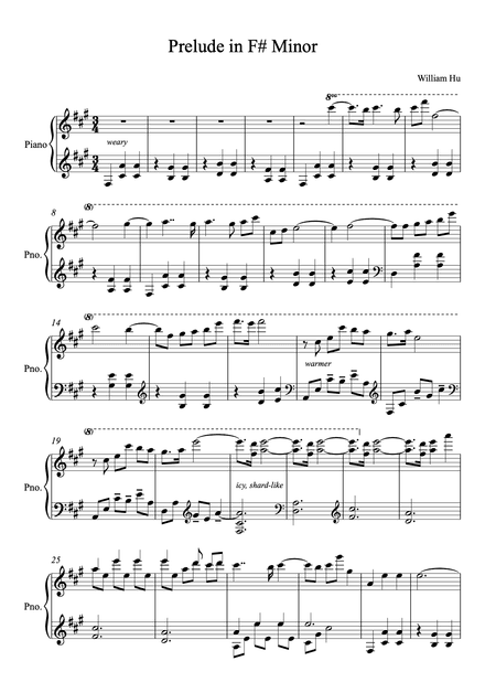 Prelude in F# Minor - Winter