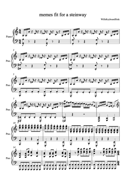 Memes Fit for a Steinway