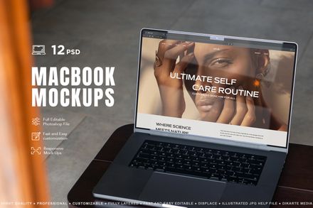 MacBook Mockups Vacation Mood