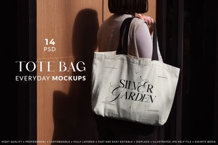 Tote Bag Everyday Mockups