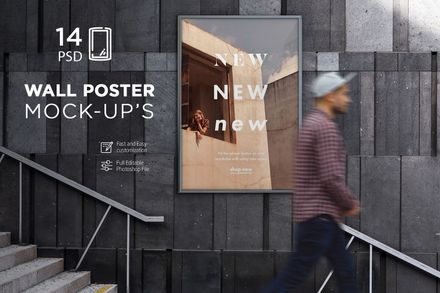 Wall Poster Mockups