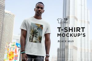 T-Shirt MockUp African Men