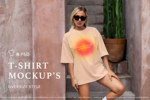T-Shirt Mockups Oversize Style