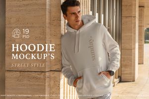 Hoodie MockUp Street Style
