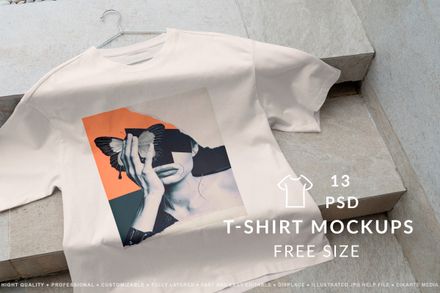 T-Shirt Oversize Mockups