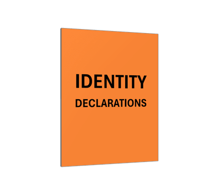 Identity Declarations 