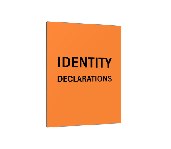 Identity Declarations 