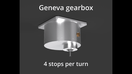 GENEVA GEARBOX CAD MODEL