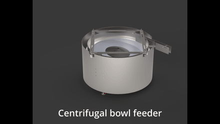 CENTRIFUGAL FEEDER CAD MODEL