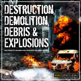 Urban Cinematic Destruction, Demolition, Debris and Explosions Sound Effects Library - Royalty Free