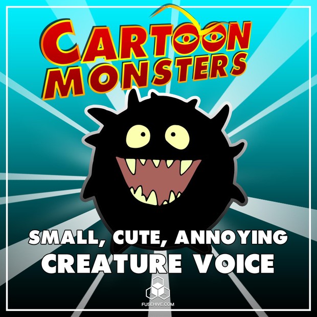 Small, Cute, Annoying, Modern Cartoon Creature - Royalty Free Voice Samples Library [Animation SFX]