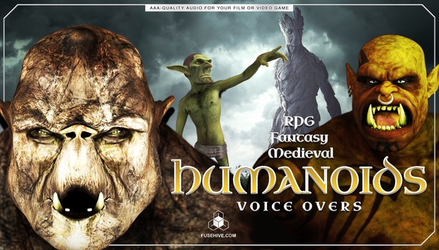 Fantasy Humanoids Voice Over Samples - Orc, Troll, Goblin, Mythology Giant RPG Sound Effects Library
